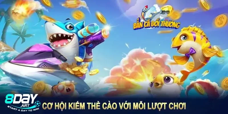 Lợi ích khi chơi bắn cá đổi thẻ
