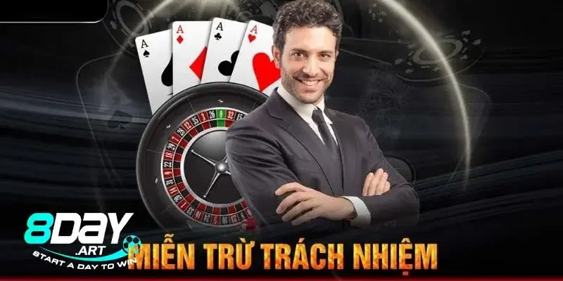 Miễn trừ trách nhiệm của 8Day về kết quả trò chơi